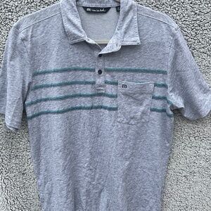 Travis Mathew 100% cotton golf polo shirt. Size Medium